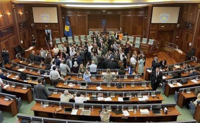 Kurtija gađali flašom: Još jedan incident na sjednici skupštine