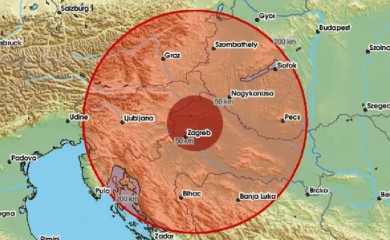 Cijela kuća se tresla: Zabilježen trenutak jakog potresa koji je pogodio Hrvatsku