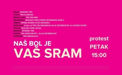 Protesti širom BiH zbog ubistva u Bihaću