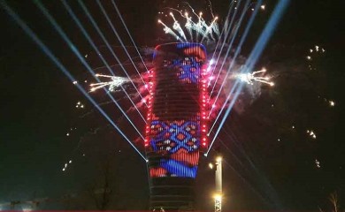 Beograđani spektakularnim vatrometom dočekali pravoslavnu Novu godinu