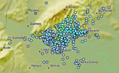 Objavljen trenutrak potresa u Zagrebu (VIDEO)