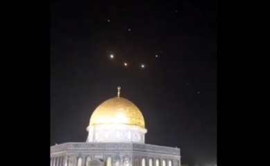 Kako je izgledao napad Irana na Izrael (VIDEO)
