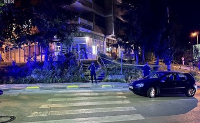 Pucnjava u kafiću u sarajevskom naselju Breka, policija na terenu
