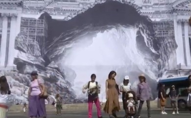 Pariska opera ili – pećina, umjetnik JR ponovo postavio instalaciju