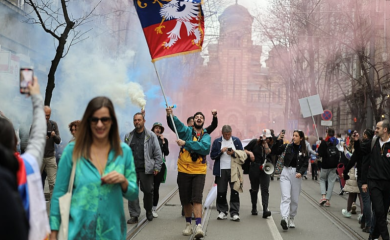 Studenti u Beogradu spremni i u slučaju incidenata: "Upaliće plave baklje i otići s protesta"