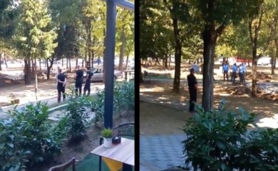 Drama na Kupusištu: Građani se protive, radove obezbjeđuju zaštitari VIDEO