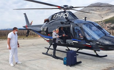 Helikopterski servis Srpske: Djevojčica transportovana na liječenje u Beograd
