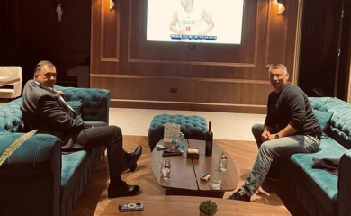 Poslije sastanka, Dodik i Nešić zajedno gledali košarkašku utakmicu