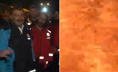DRAMA: Turski ministar zamalo se zapalio tokom posjete razrušenim područjima (VIDEO)