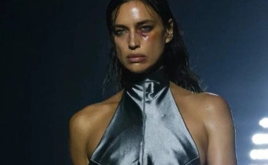 Irina Shayk se na modnoj reviji pojavila s masnicom ispod oka