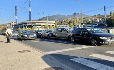 SARAJEVO: Lančani sudar u kojem su učestvovala četiri automobila