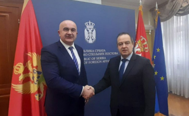 Joković sa Dačićem: Politički odnosi Srbije i Crne Gore se unapređuju