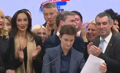 Brnabić: SNS 47.1 odsto na 50 odsto uzorka