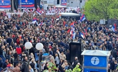 MUP nakon mitinga: Sve proteklo mirno, saopštili koliko je bilo građana