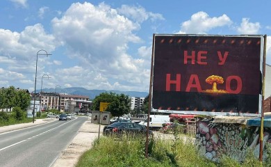 Bilbordi "NE u NATO" u Istočnoj Ilidži