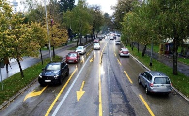 U Banjaluci proširene saobraćajnice u Aleji Svetog Save i Ulici Vuka Karadžića