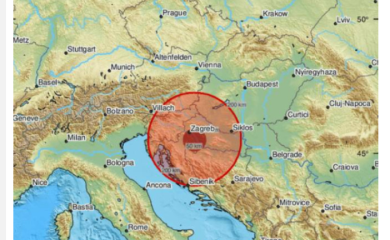 Zemljotres pogodio Hrvatsku; Epicentar kod Popovače