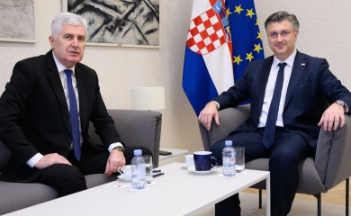 Čović se sastao sa Plenkovićem u Zagrebu