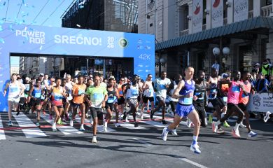 Tačno u 8 časova počeo Beogradski maraton