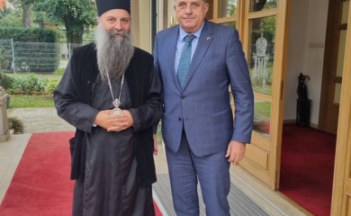 Dodik i patrijarh Porfirije razgovarali o aktuelnoj situaciji u Srpskoj
