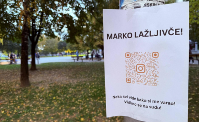 „Marko lažljivče! Nek svi vide kako si me varao“: Otkriveno šta stoji iza plakata o kojem bruji Zagreb