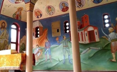Muslimani pozivaju na linč pravoslavaca: "Sporne" freske u crkvi izazvale lavinu komentara mržnje na društvenim mrežama (FOTO)