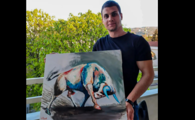 Umjetnik iz Banje Luke novac od prodaje slika donira u humanitarne svrhe