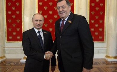 Dodik i Putin oči u oči: Ruski predsjednik poželio sreću Dodiku na izborima