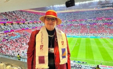 Hit na Tviteru: "Bisera Turković u Kataru bodri BiH koja ne igra na Mundijalu"