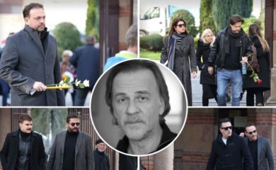 Glumci donijeli crvene i bijele ruže: Sahranjen Žarko Laušević