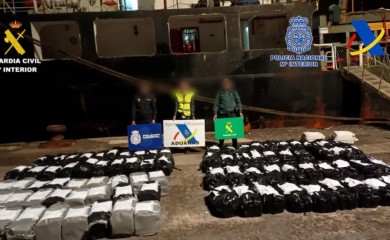 Zaplijenjeno tri tone kokaina na brodu u Španiji