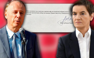 Rektor Univerziteta u Beogradu: Bila bi mi čast da sam na studentskoj listi, Brnabić: Podnesite ostavku