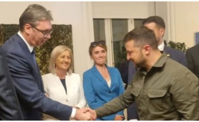 Vučić se susreo sa Zelenskim