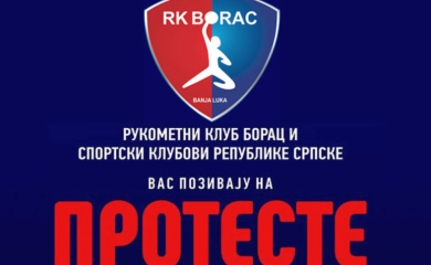 Borac protestvuje za spas svojih prostorija