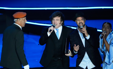 Havijer Milej pjevao na proslavi 78. godišnjice nezavisnosti Izraela u Jerusalimu