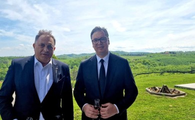 Dodik ugostio predsjednika Srbije u svom domaćinstvu na Kozari