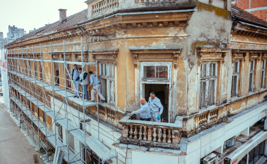 Počeli pripremni radovi za rekonstrukciju starog objekta u centru Banjaluke