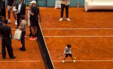 Nadalov sin hit na mrežama: Pogledajte kako igra tenis (VIDEO)