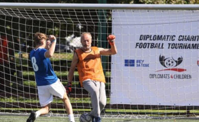 U Beogradu humanitarni fudbalski turnir "Diplomate za decu"