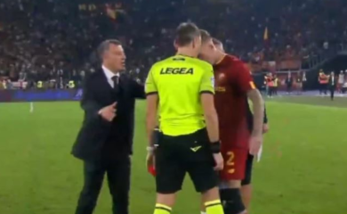 Nezapamćena scena: Fudbaler Rome glavom udario sudiju