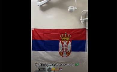 Doktorka iz Srbije napravila haos u Brazilu: Okačila zastavu Srbije u operacionu salu