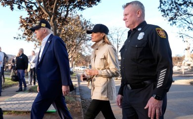 Melanija na srpskom pričala sa žrtvama požara u Los Anđelesu (VIDEO)