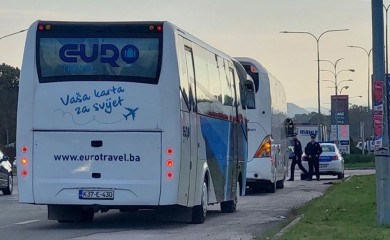 Velike gužve na prijedorskoj petlji zbog skupa "Otadžbina zove"