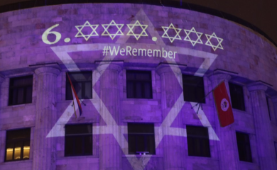 Srpska odaje počast žrtvama Holokausta: Davidova zvijezda na Palati Republike