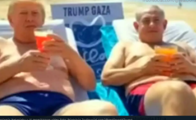 Tramp objavio bizaran video o tome kako zamišlja budućnost Gaze, morate da ga vidite