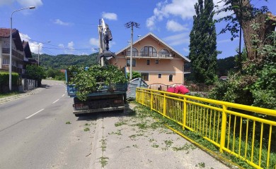 Grom udario u drvo na plaži u Banjaluci
