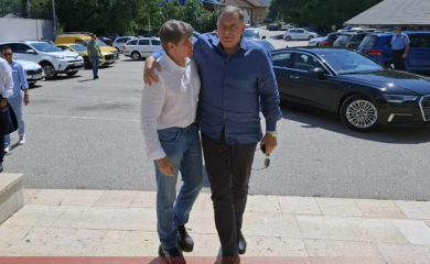 Dodik u Višegradu sa Rodom Blagojevićem