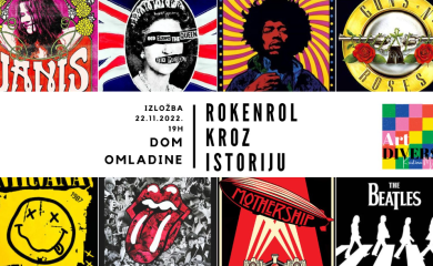 U Domu omladina otvorena izložba "Rokenrol kroz istoriju"