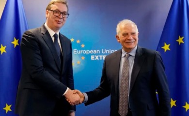 Dan D za odnose Beograda i Prištine: Sastanak Vučića sa Boreljom i Lajčakom