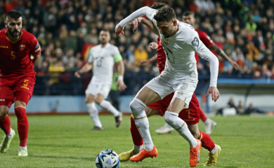 Blijeda igra Srbije i Crne Gore u prvih 45 minuta: Orlovi imali samo jednu priliku